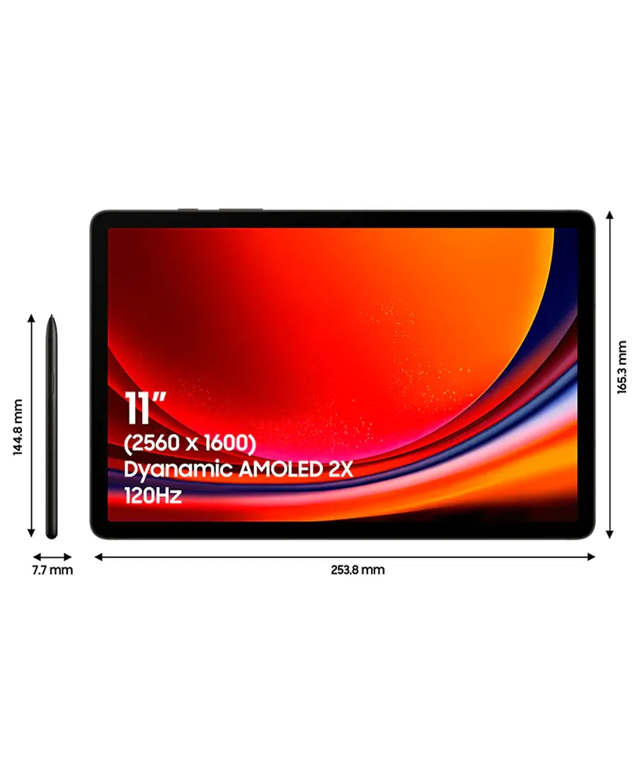 11" Galaxy Tab S9 Wi-Fi | 8GB | 128GB | Graphite
