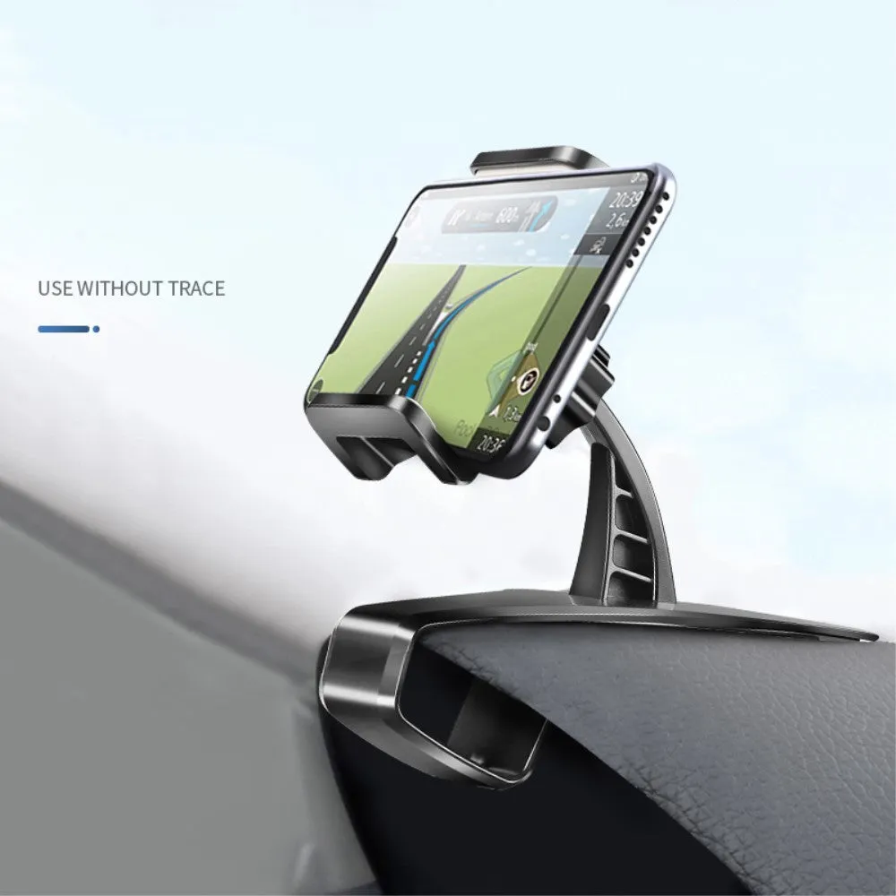 3 in 1 Car GPS Smartphone Holder: Dashboard / Visor Clamp   AC Grid Clip for M.T.T. Waterproof - Black
