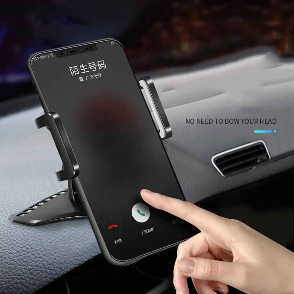 3 in 1 Car GPS Smartphone Holder: Dashboard / Visor Clamp   AC Grid Clip for M.T.T. Waterproof - Black