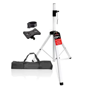 5 Core Speaker Stand Tripod Floor Heavy Duty Adjustable Up to 72 Inch DJ Studio Monitor Stands Pole Mount - SS HD WH BAG