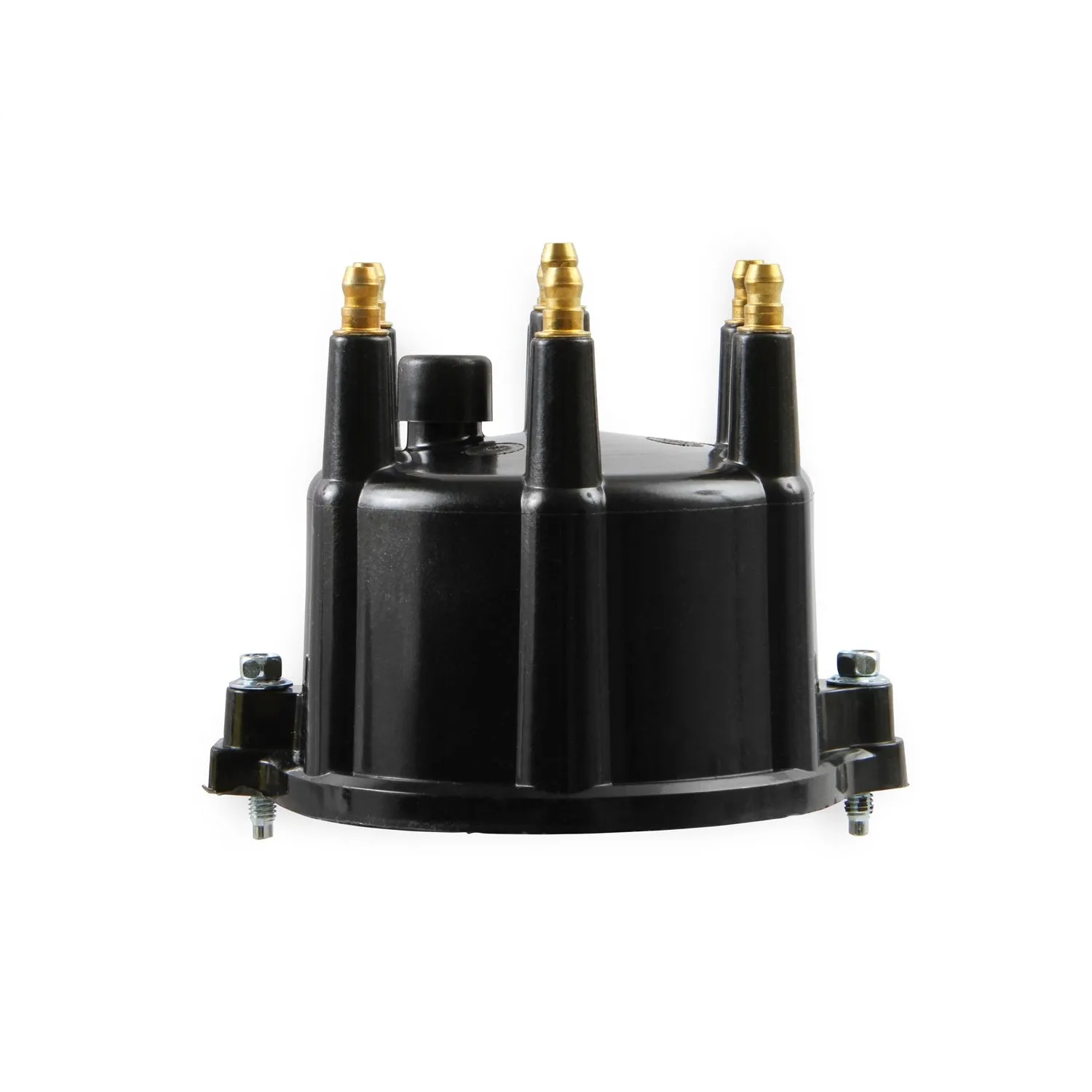 ACCEL Distributor Cap - HEI Style Terminals - Brass Terminals - Screw Down - Black - Vented - Jeep Inline-6