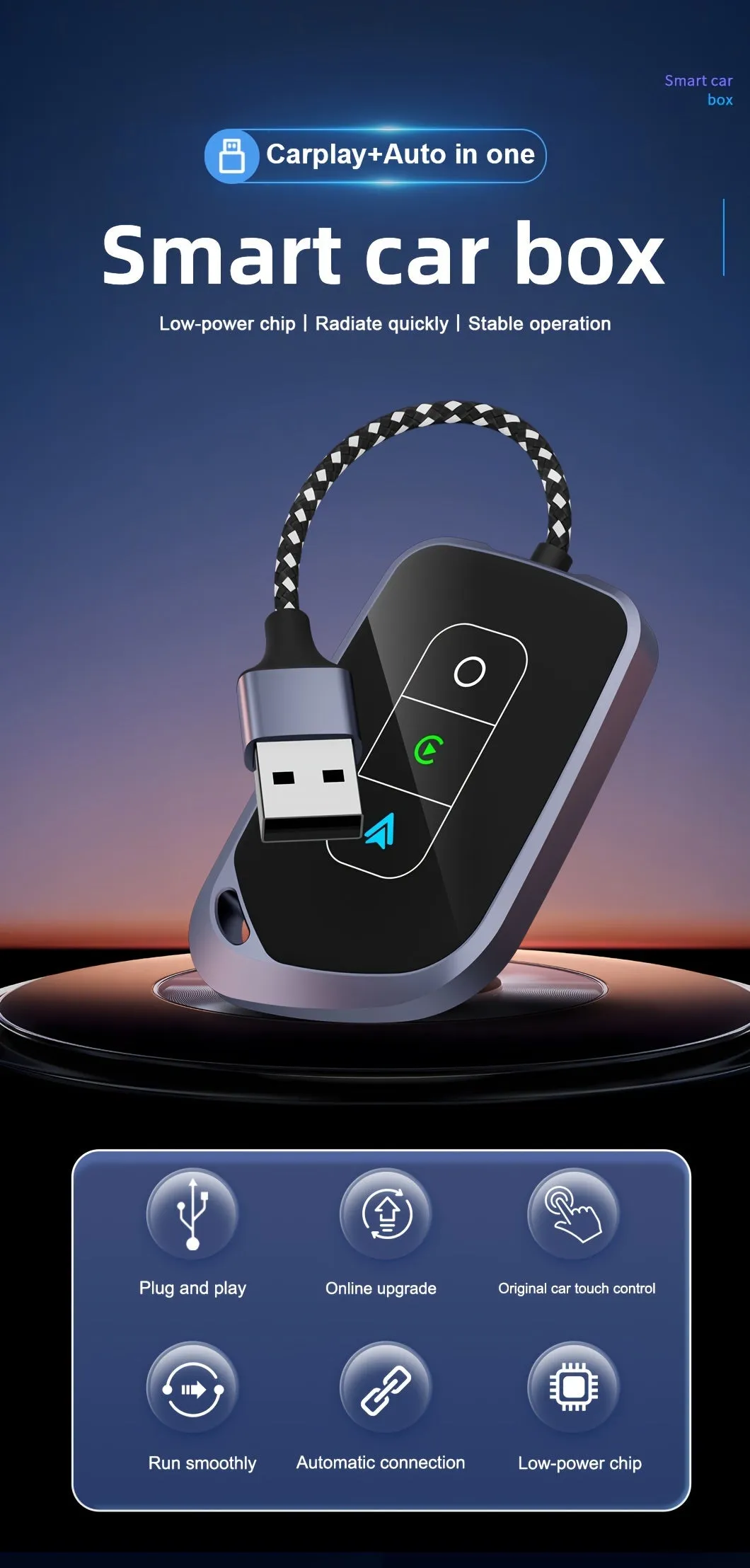 ACCGUYS Wireless CarPlay Adapter
