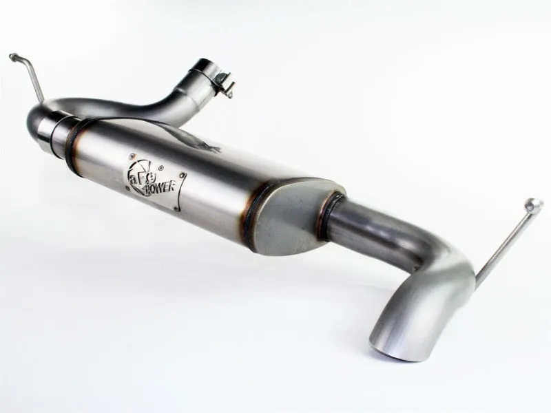 aFe Power MACH Force-Xp Axle Back Exhaust System - 2-1/2 in Diameter - Hi-Tuck Tip - Stainless - Jeep Wrangler 2001-18