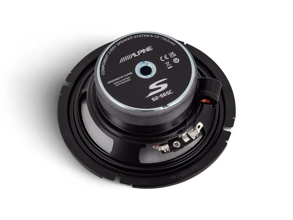 Alpine S2-S65C, 2-jų juostų komponentinių garsiakalbių sistema
