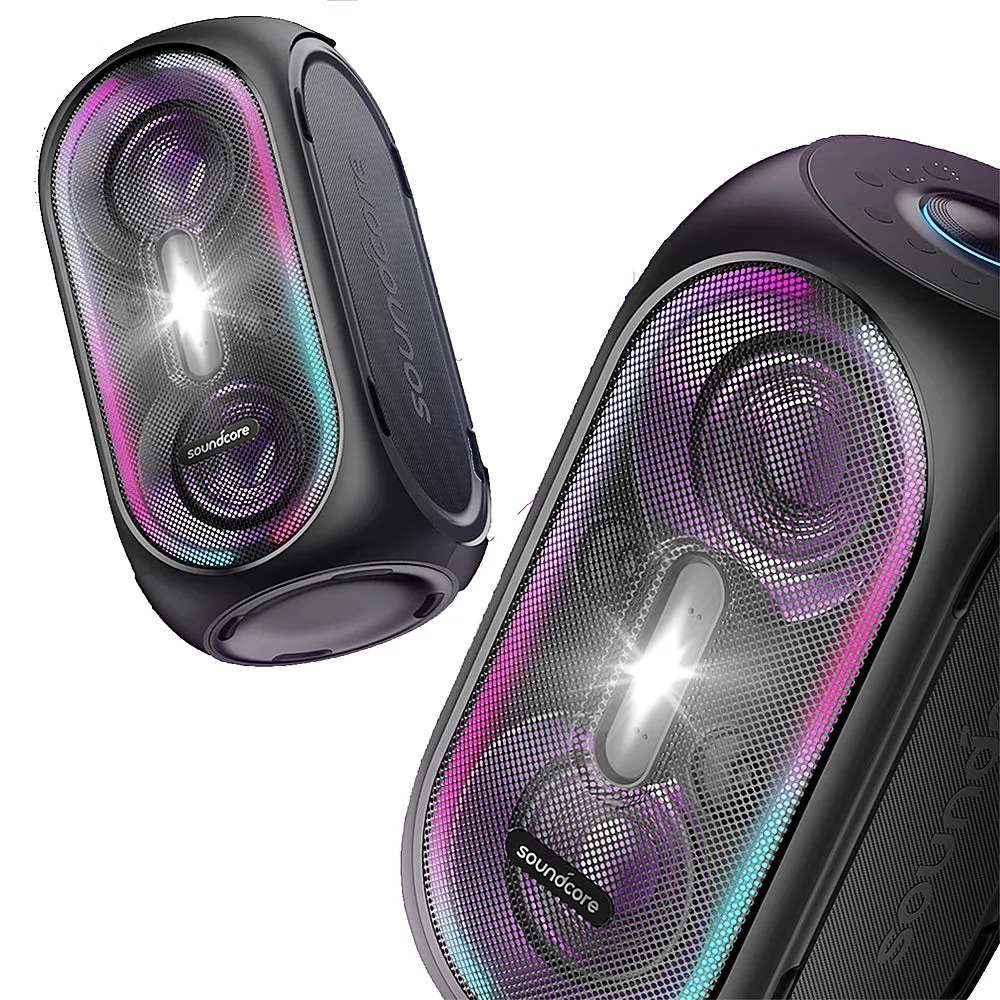 Anker A3391Z12 Soundcore Rave  Portable Bluetooth Party Speaker, Black