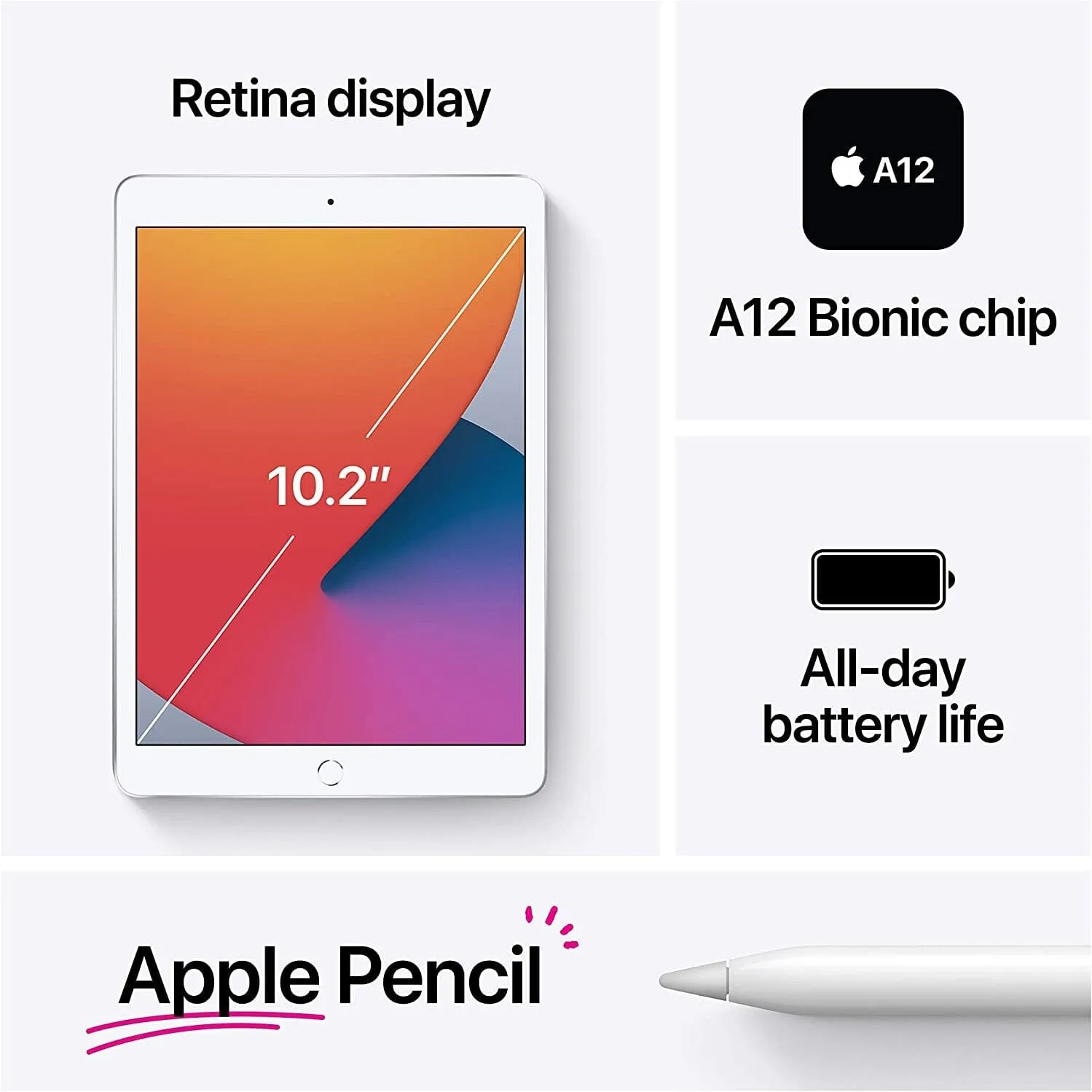 Apple iPad 8th Generation 10.2-Inch Wi-Fi   4G Cellular (Refurbished)