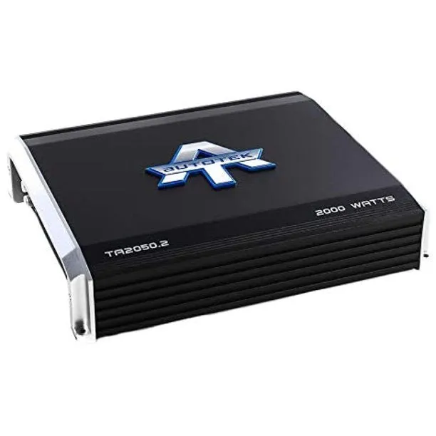Autotek TA2050.2 TA Series 2 Channel Car Audio Amplifier (Black) - Class A/B Amp, 2000 Watts, Marine Grade Shielded Amplifier