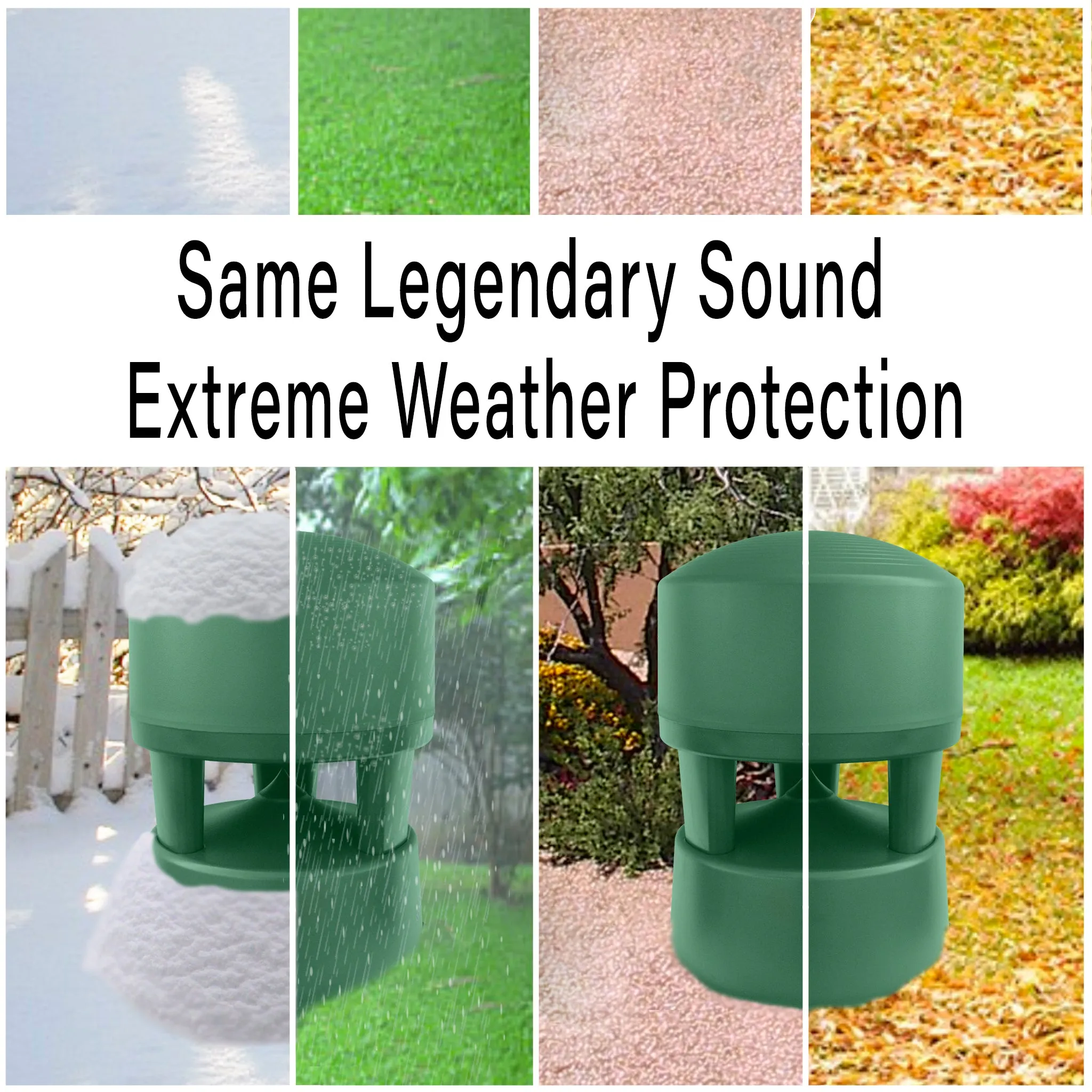 B50- 8"Premium Outdoor Weather-Resistant Omnidirectional In-Ground Subwoofer(DVC)--Refurbished