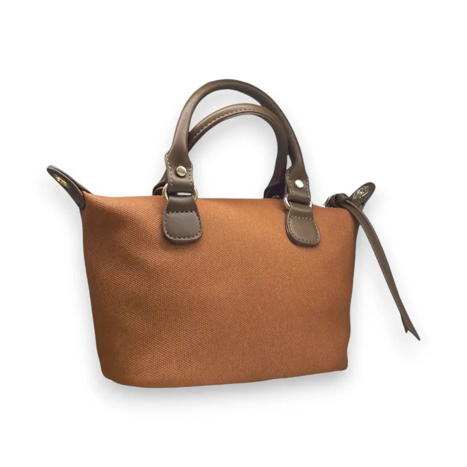 Bagco Casual Texture Compact Hand Bag  with Pocket