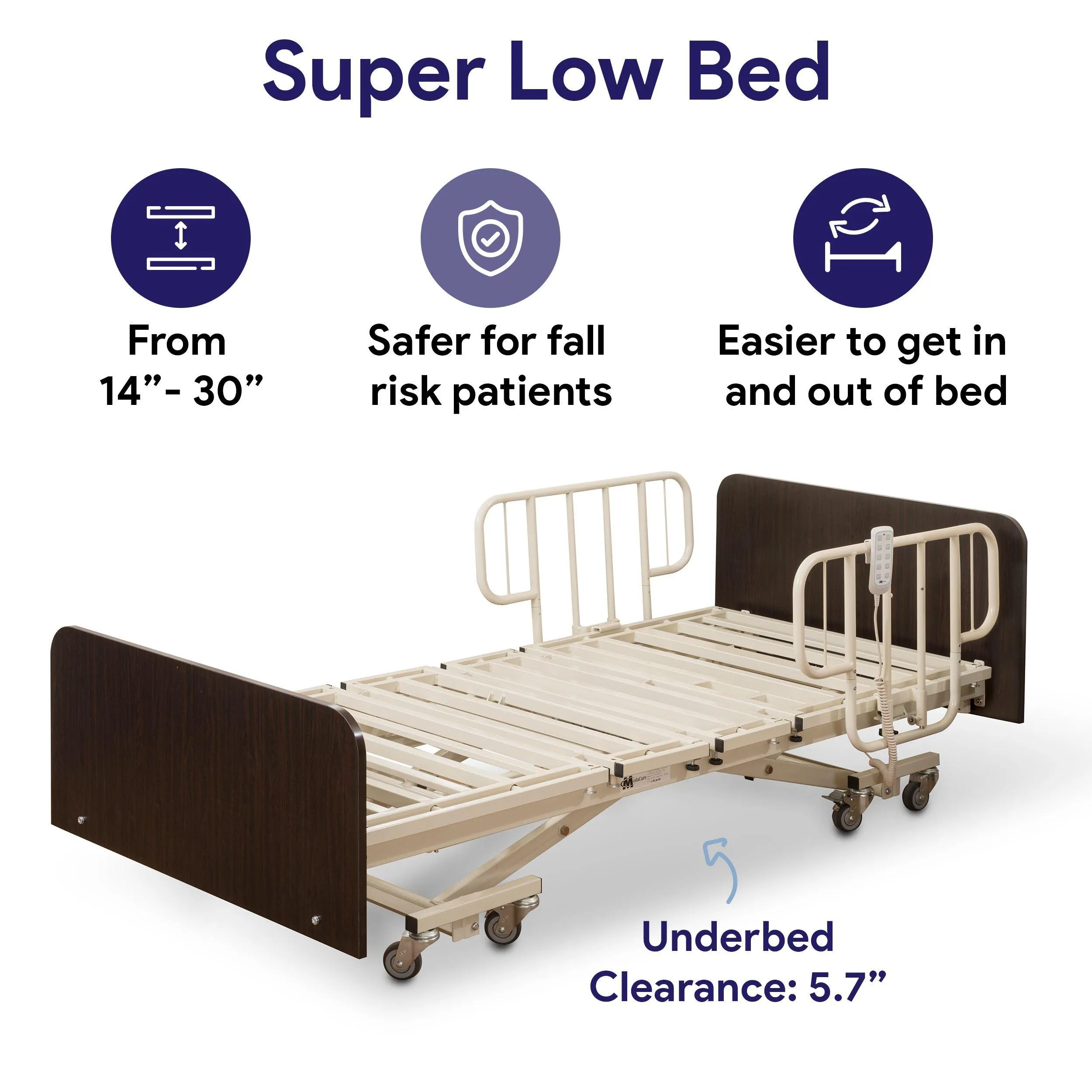 Bariatric Hospital Bed - Split Frame Design