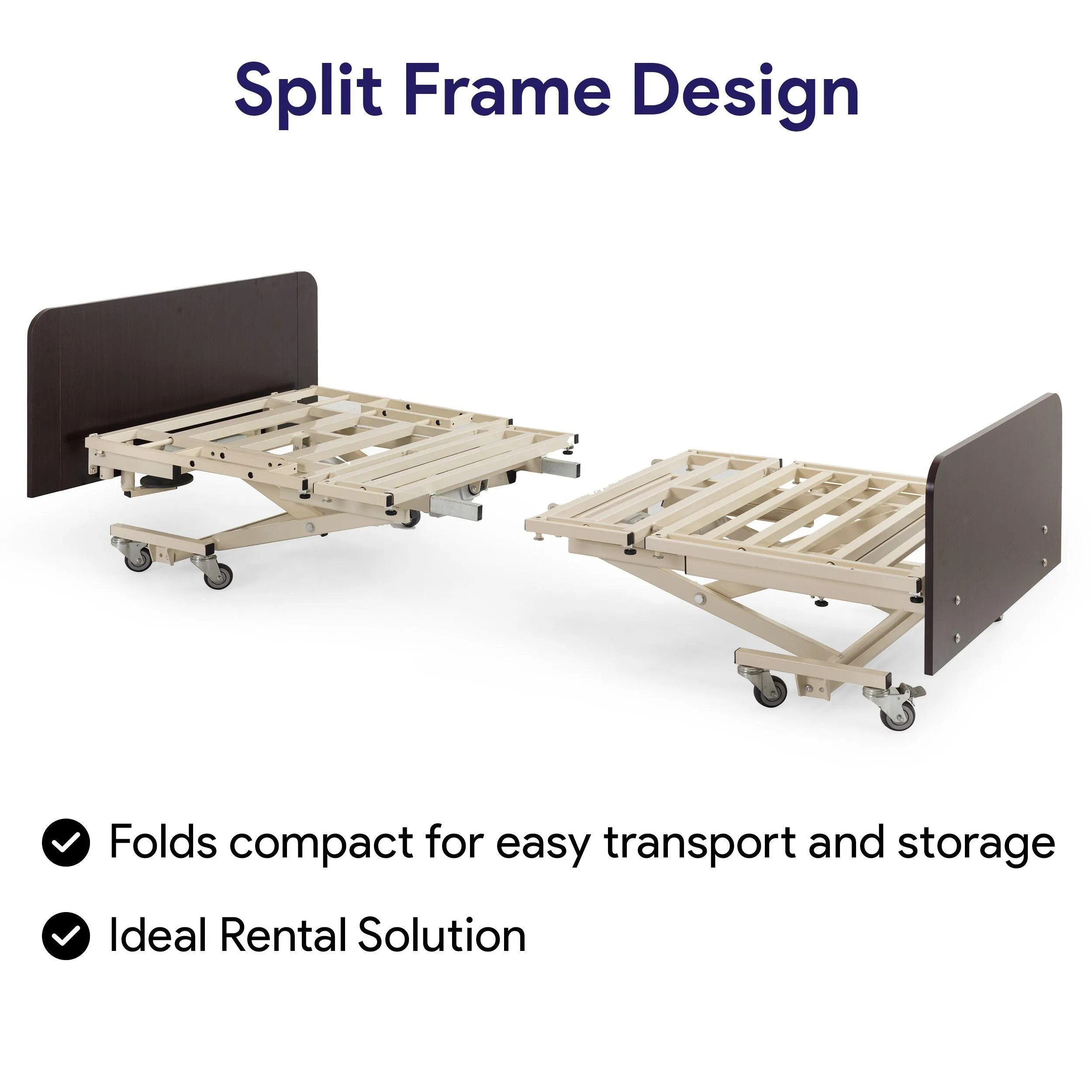 Bariatric Hospital Bed - Split Frame Design