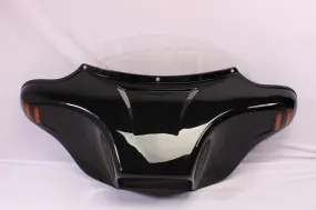 Batwing Fairing Windshield 4  KAWASAKI VN1500 Vulcan Classic 1996-2005 FI 1996-2008 Abs Red Amber Lights