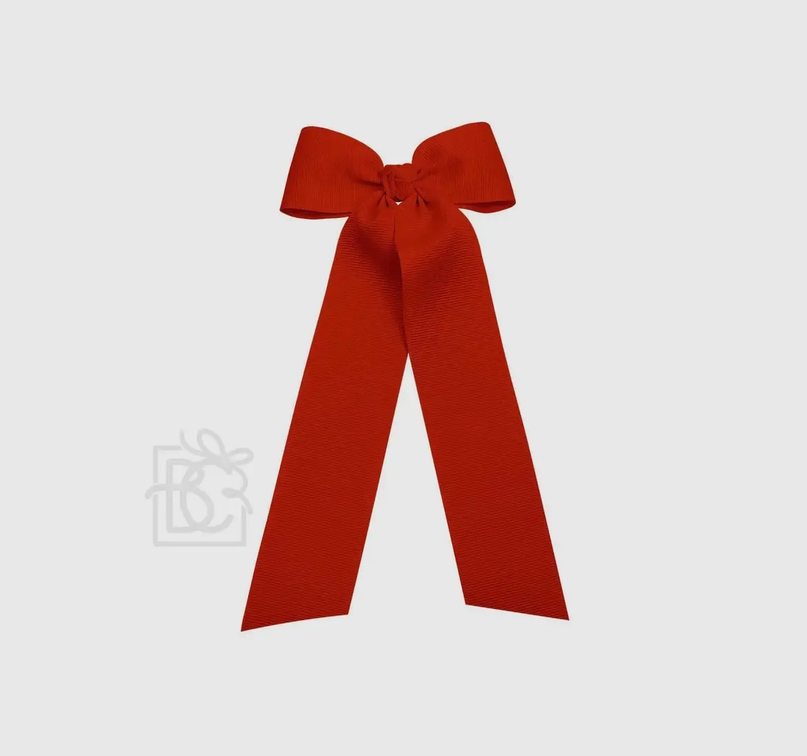 Beyond Creations Flat Bow  w/ 7" Streamers On Alligator Clip