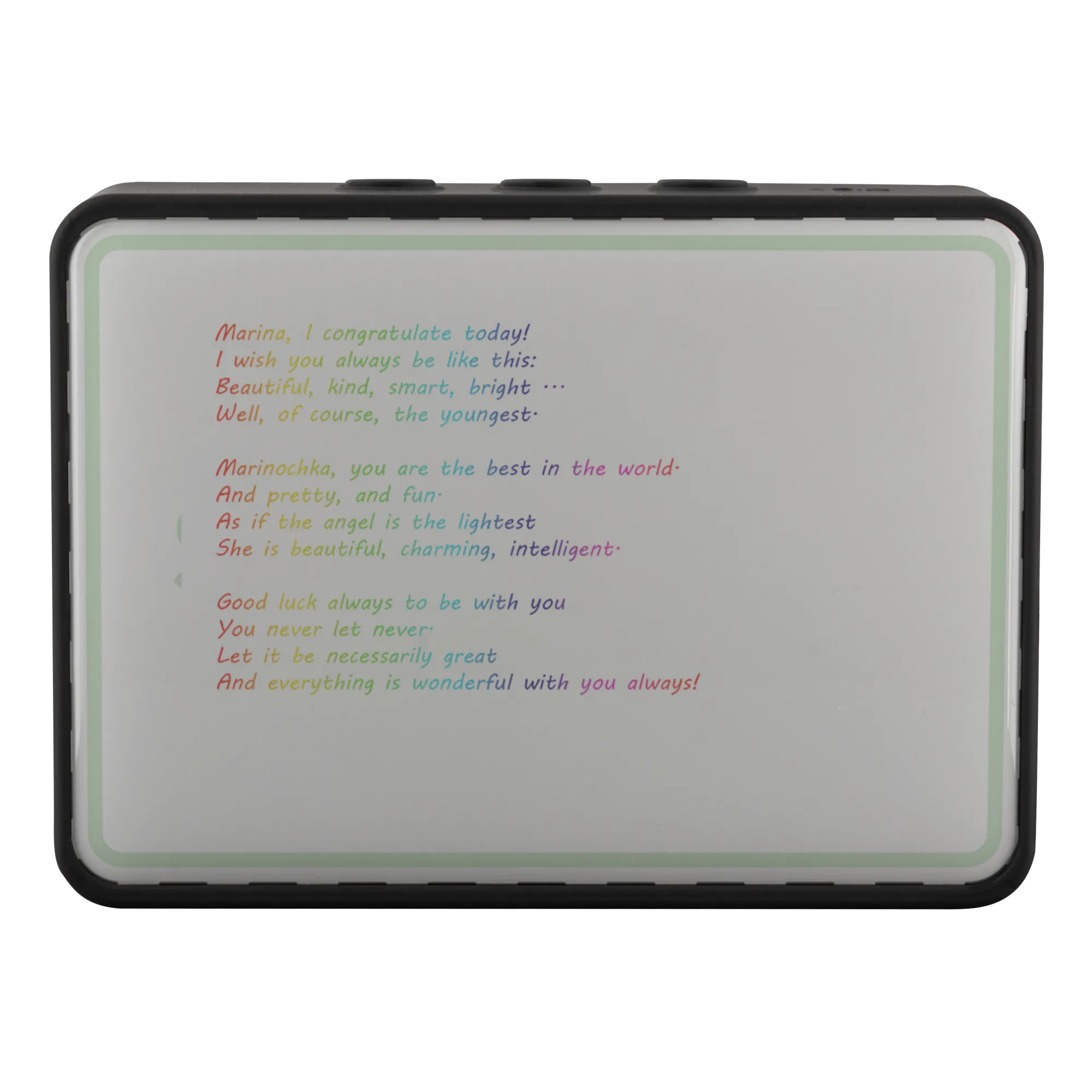 Bluetooth Speaker - Boxanne a gift for the Marina and the secret of her name