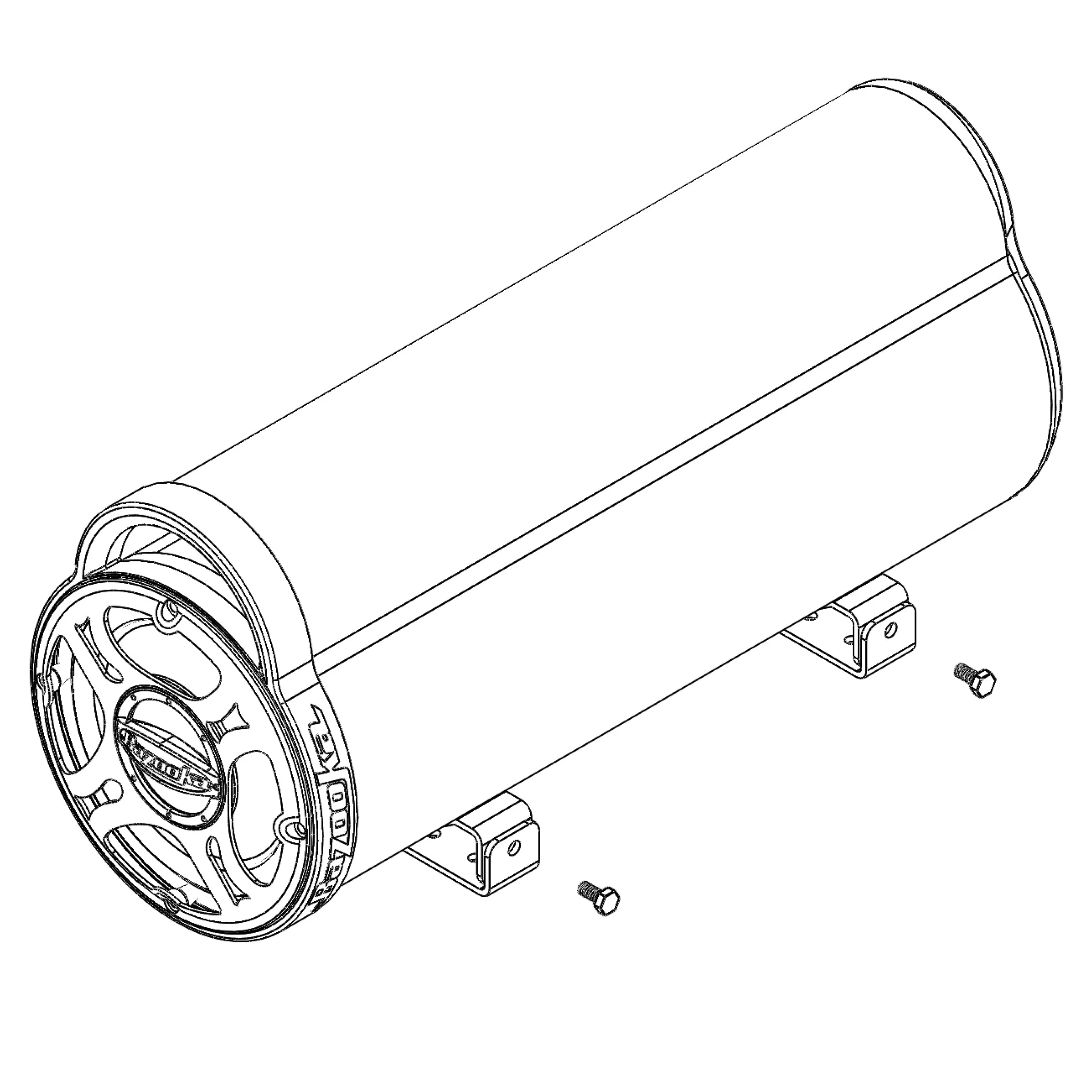 BT Series 6" Amplified Bass Tubes & FREE Universal Mounting Bracket