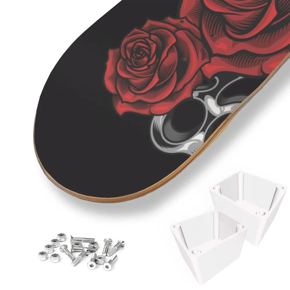 Calavera Catrina Poker King Queen Skateboard Wall Art