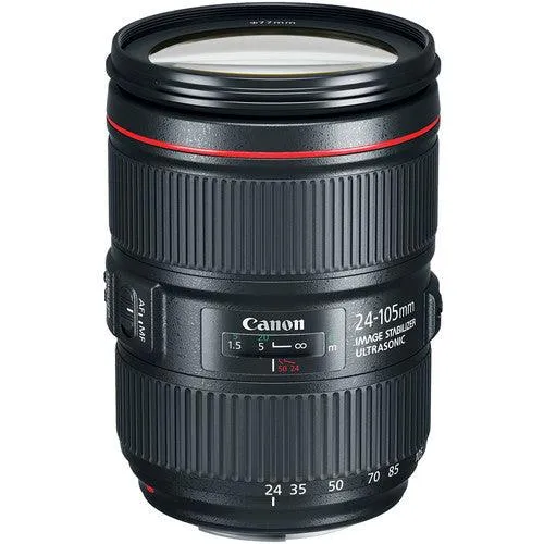 Canon EOS 5D Mark IV DSLR Camera with 24-105mm f/4L II Lens