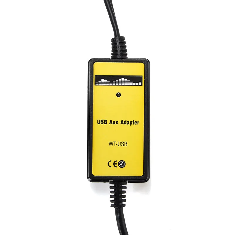 Car USB MP3 Interface Adapter & Card Reader 3.5Mm AUX in Input for 12Pin VW Audi