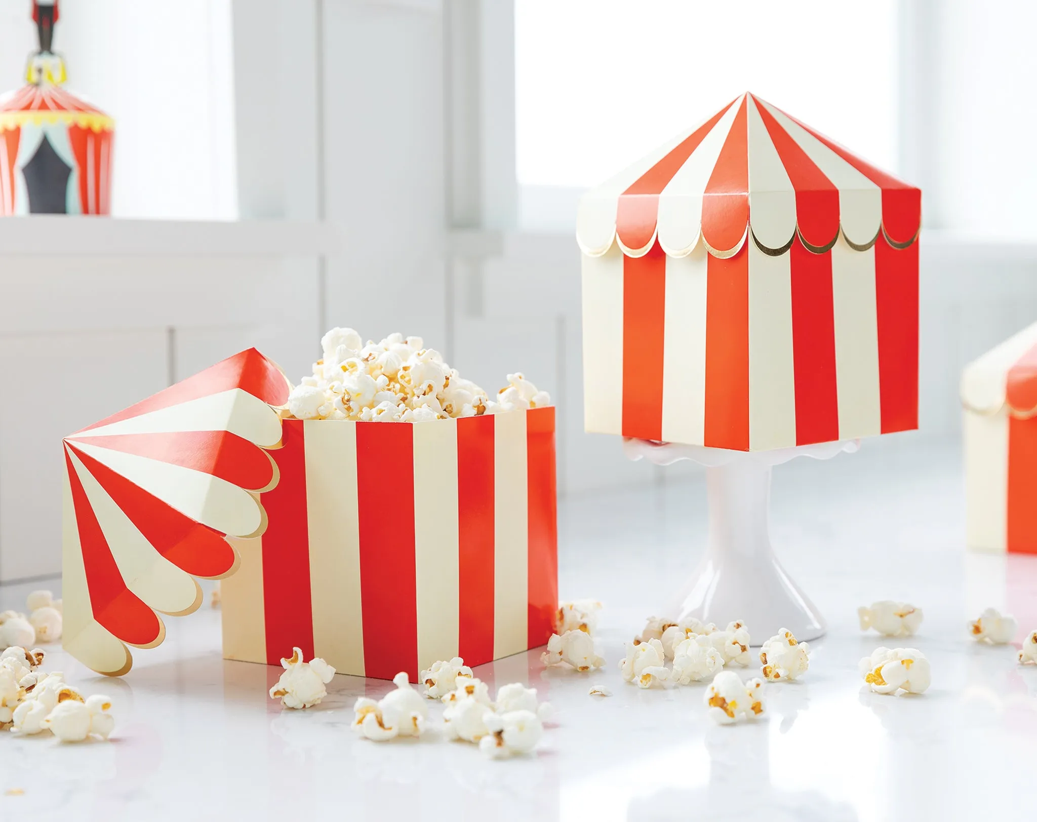 CAR907 -  Carnival Tent Favor/Treat Boxes