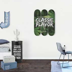 Classic Flavor Skateboard Wall Art