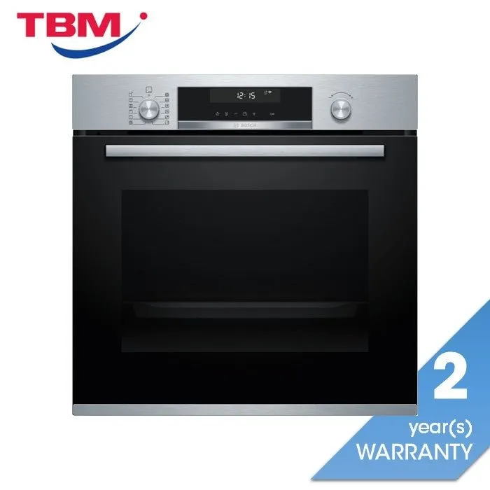 [CLEARANCE] Bosch HBG5585S6B Built-In Oven SER 6 9 Heating 30 Auto Program ECO Clean Direct G71.0L