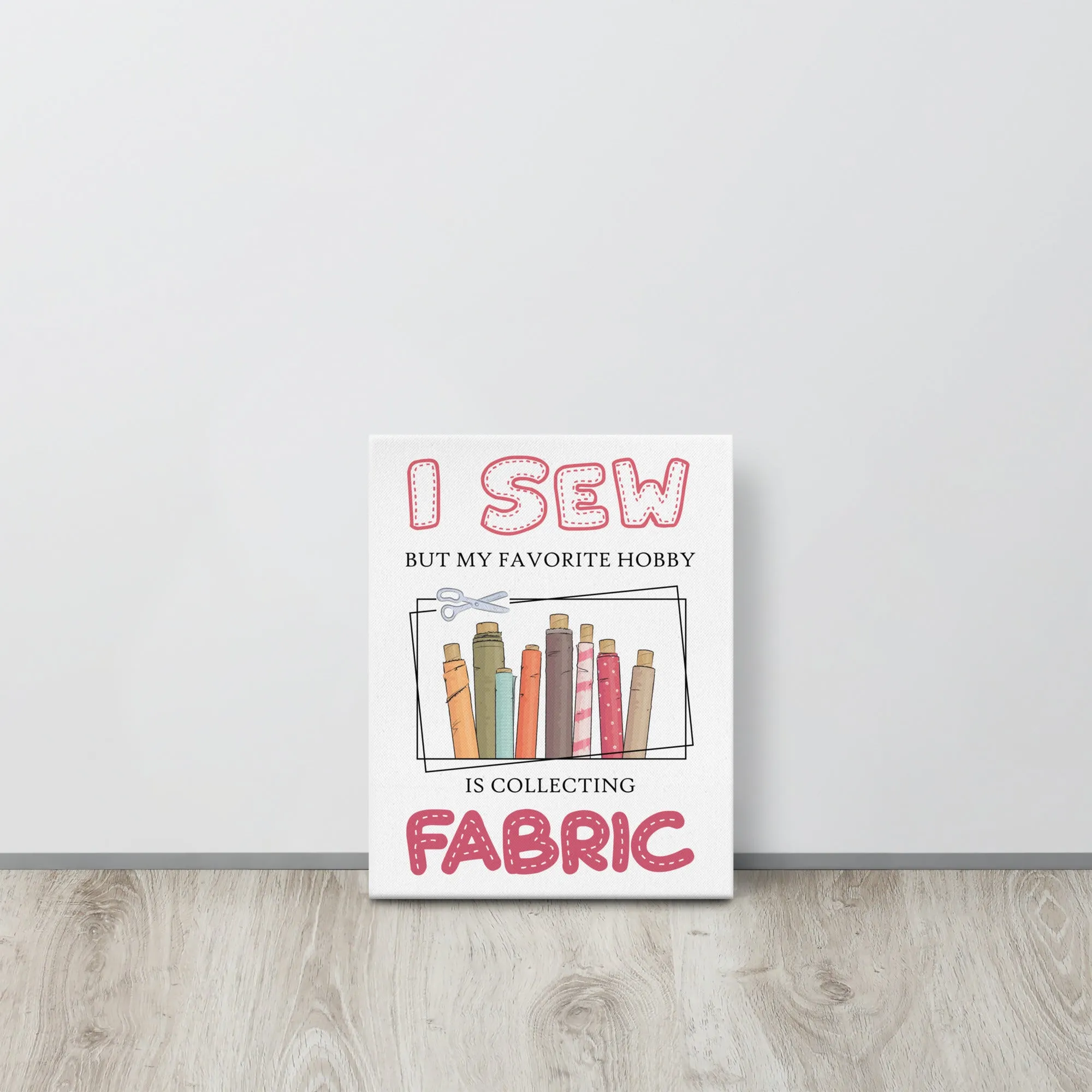 Collecting Fabric Canvas Print