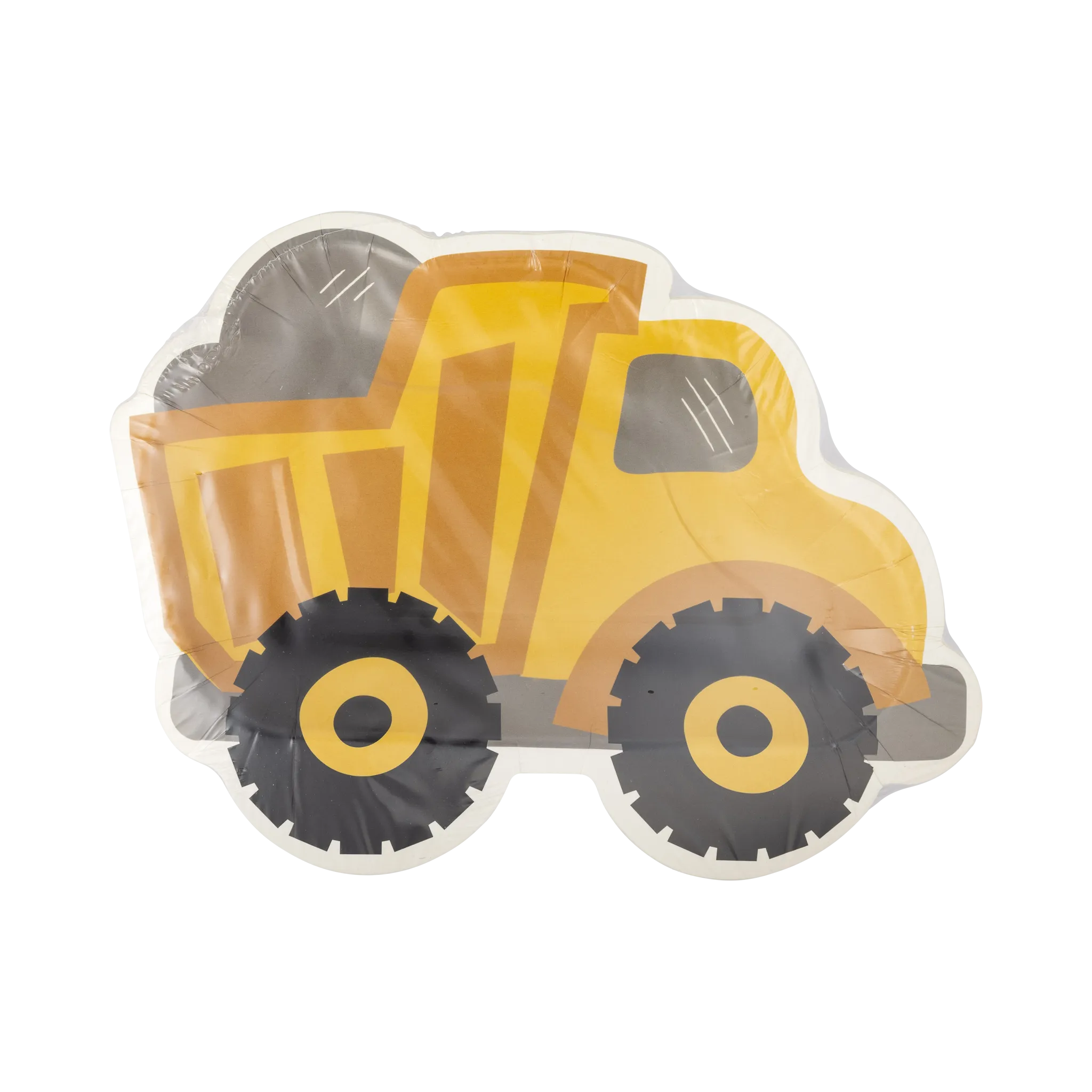 Construction Dump Truck Paper Plate