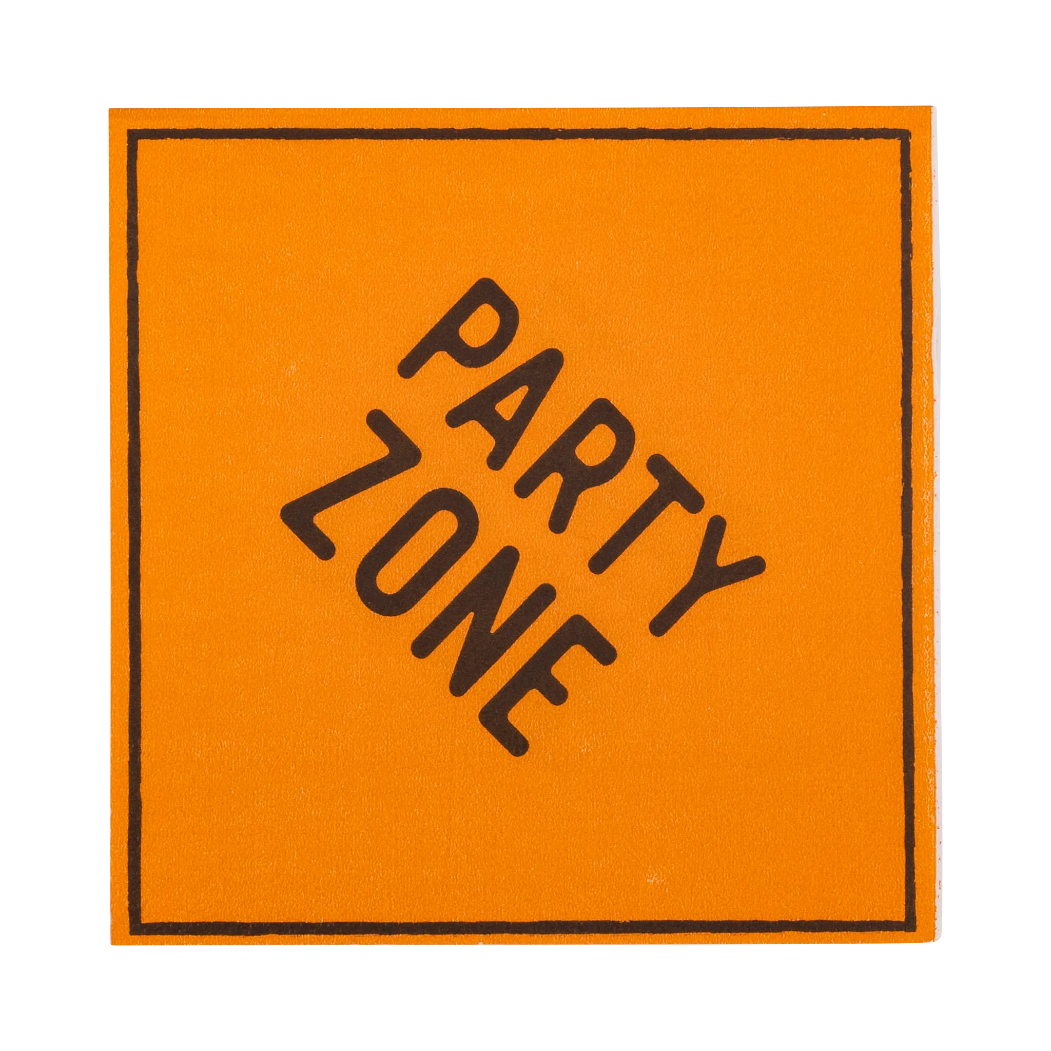 Construction Sign Paper Cocktail Napkin
