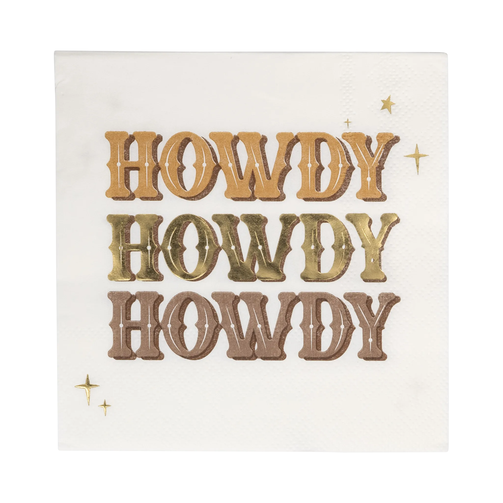 Cowboy Howdy Paper Napkin