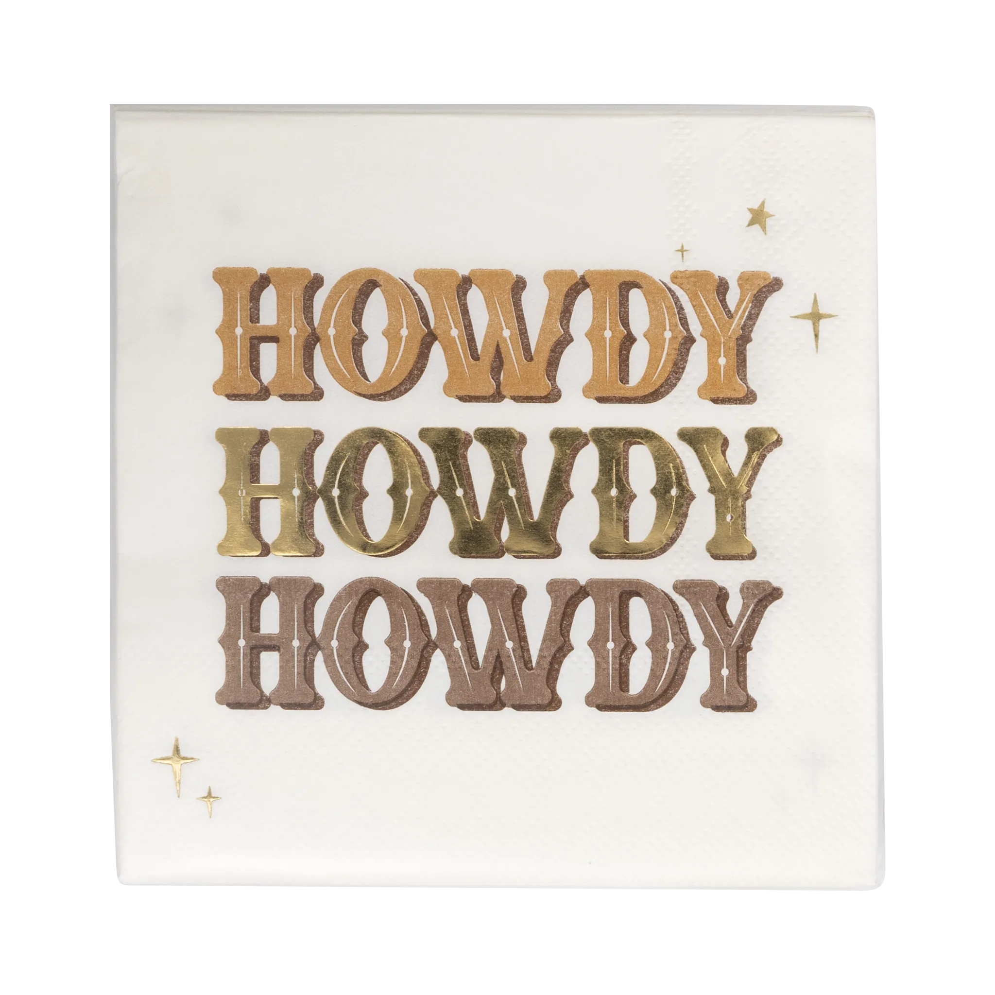 Cowboy Howdy Paper Napkin