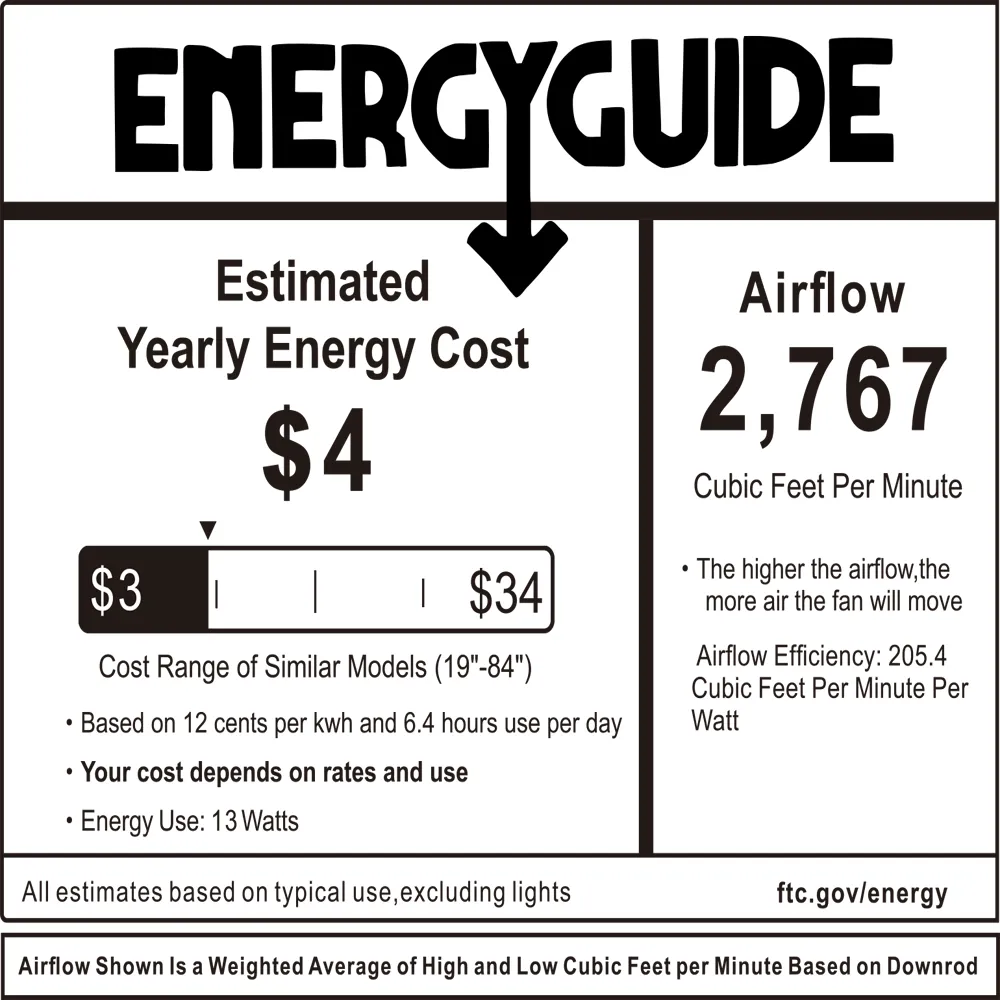 Cresta 52 inch Smart Ceiling Fan with Integrated LED Light and Remote