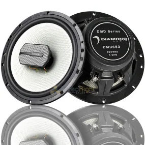 Diamond DMD Series 6.5" 3-way Coaxial Speakers 100W Max Power 4 Ohm Pair DMD653