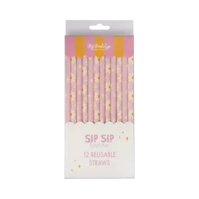 Disco Daisy Reusable Straws
