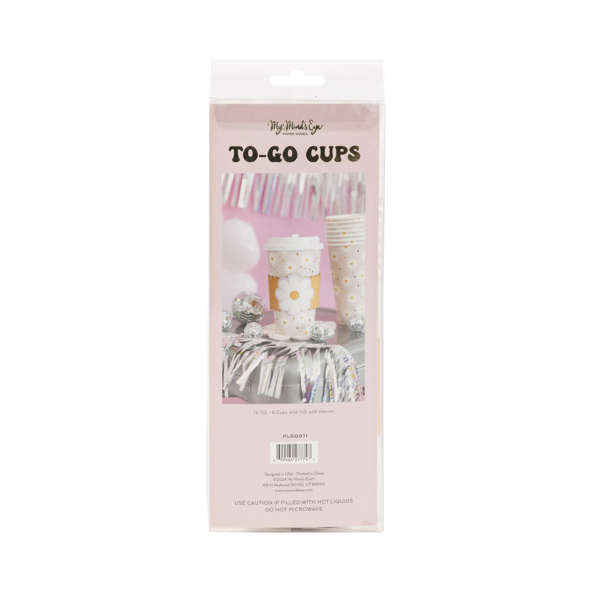 Disco Daisy To Go Cups