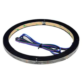 DS18 Single 8" Speaker Ring RGB LED 1/2" Spacer Waterproof Light LRING8