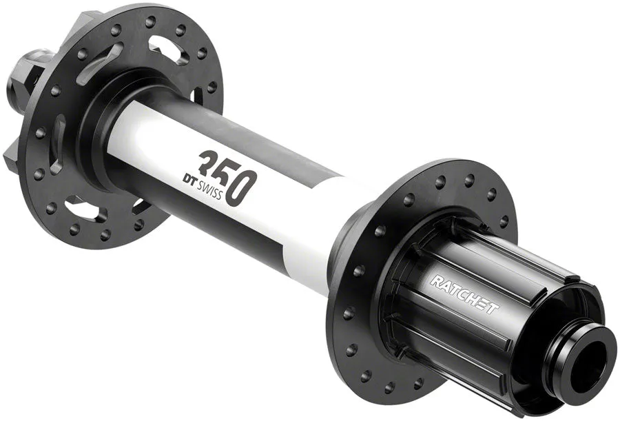 DT SWISS 350 REAR HUB - 12 X 197MM 6-BOLT HG11 MTN BLACK 32H 36PT