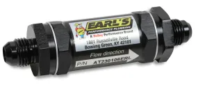 Earl's Performance AT230108ERL Aluminum In-Line Fuel Filter