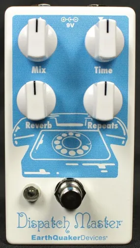EarthQuaker Devices Dispatch Master v3 Delay Reverb Guitar Effect Effects Pedal