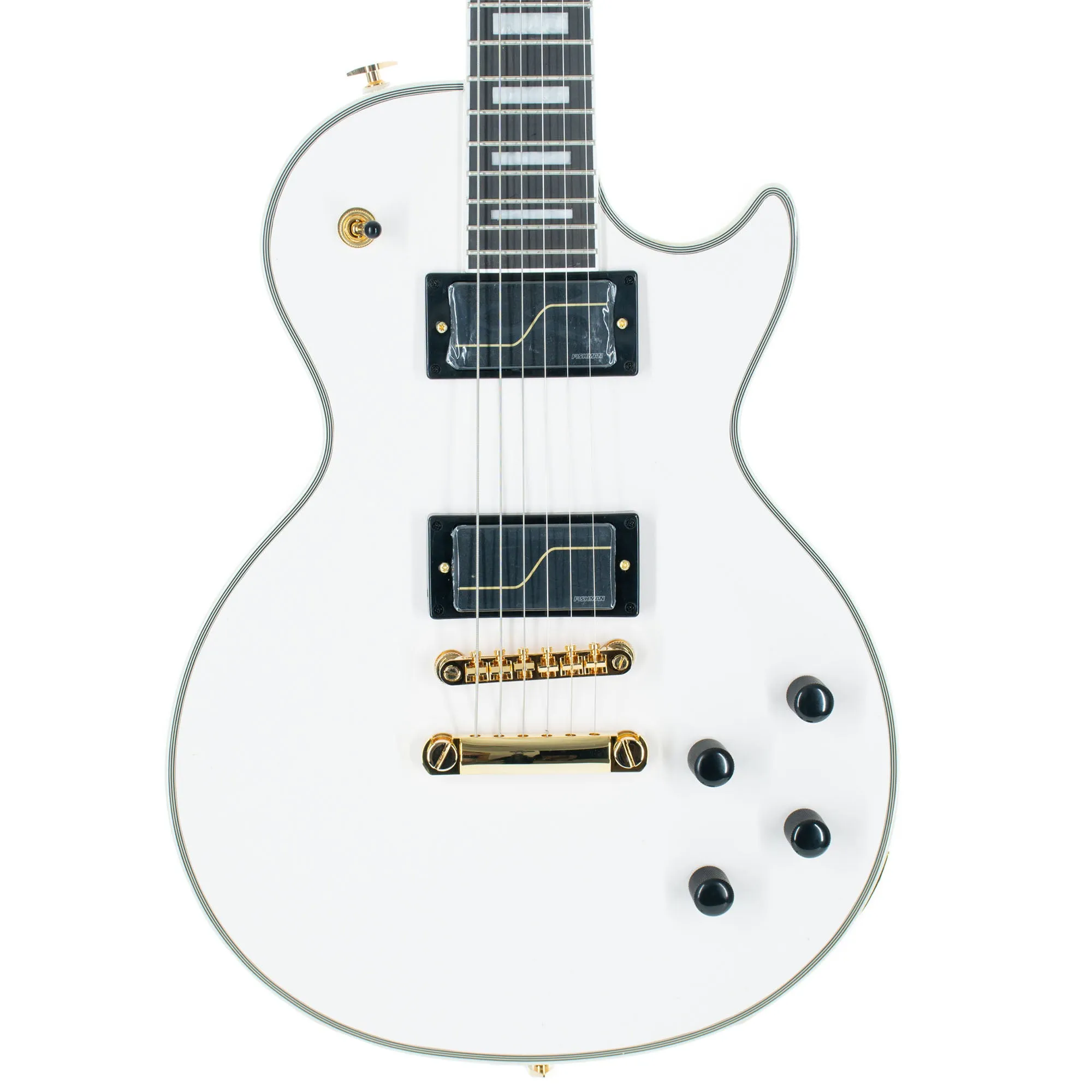 Epiphone Matt Heafy Les Paul Custom Origins Electric Guitar With Hard Case, Bone White