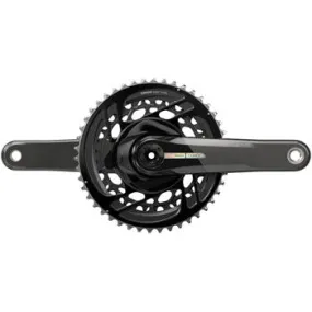 Force Bicycle Crankset - 175mm, 2x 12-Speed, 46/33t, Direct Mount, DUB Spindle Interface, Iridescent Gray, D2