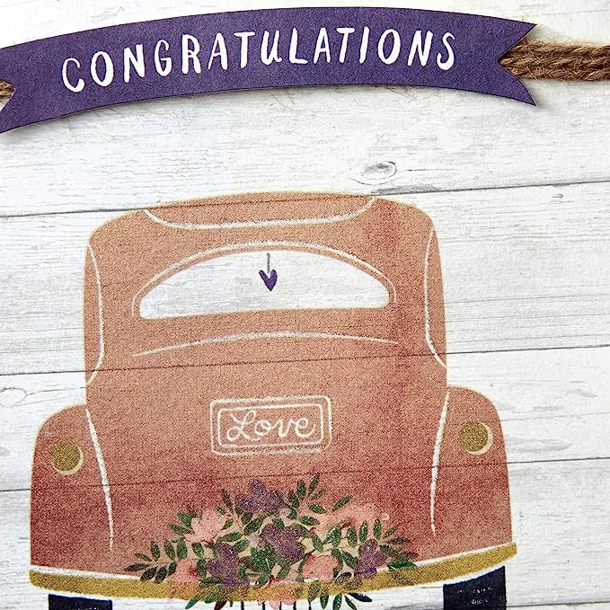Hallmark Wedding Card, Bridal Shower Card, or Engagement Card (Enjoy The Journey)