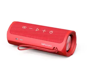 HiFuture Ripple Outdoor Bluetooth Speaker Red - Portable Sound