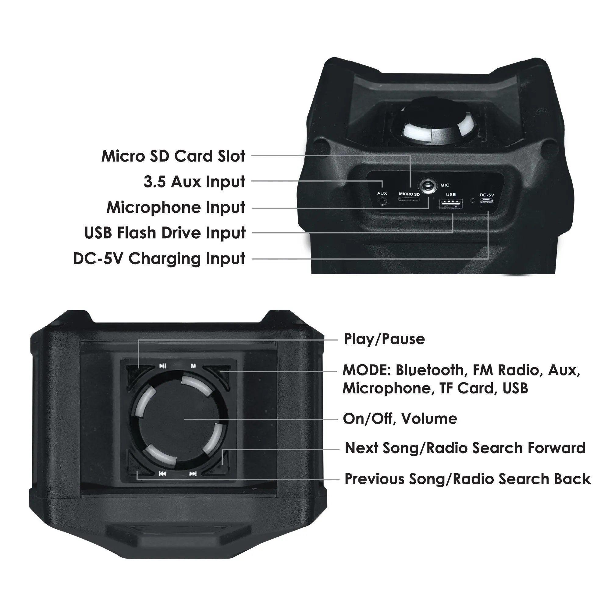 High Fidelity Wireless Tailgate LED Speaker