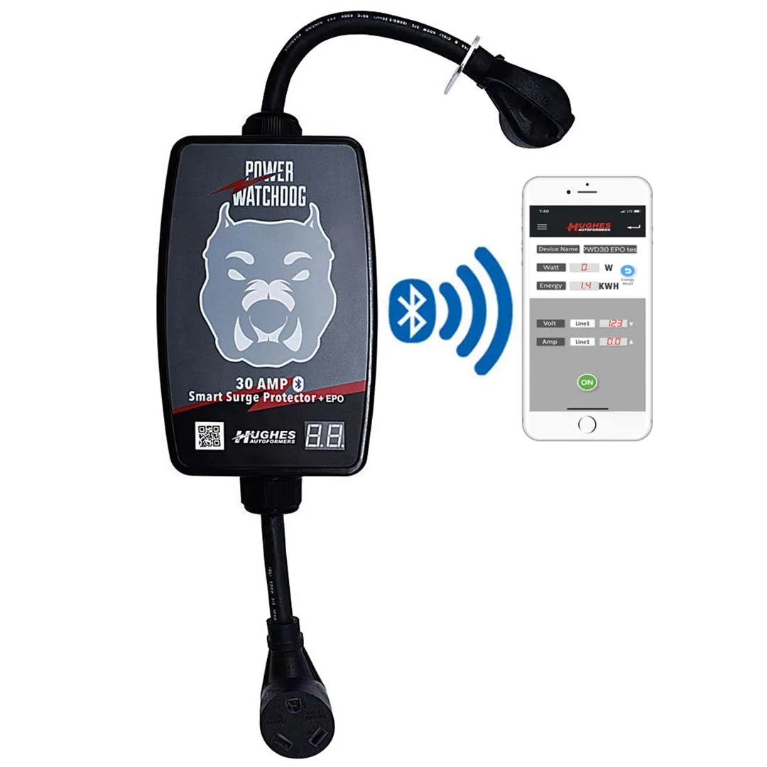 Hughes Power Watchdog RV Bluetooth Portable Surge Protector with