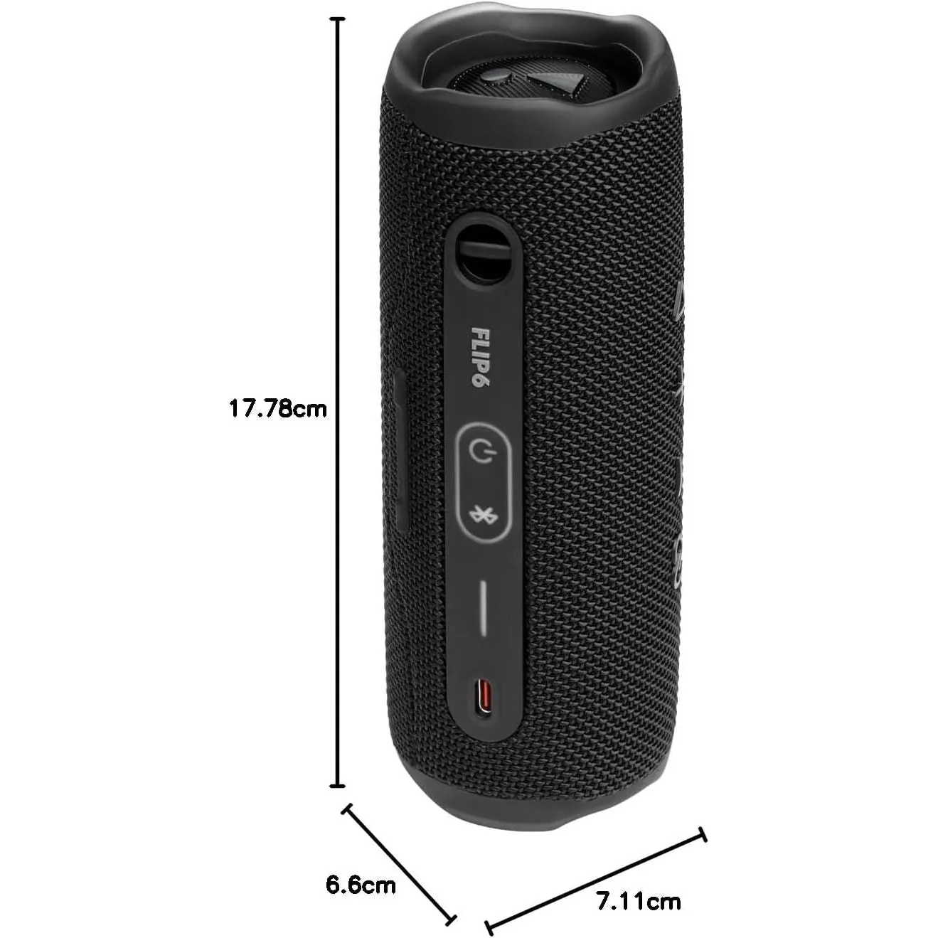 JBL Flip 6 Portable Bluetooth Speaker - Black