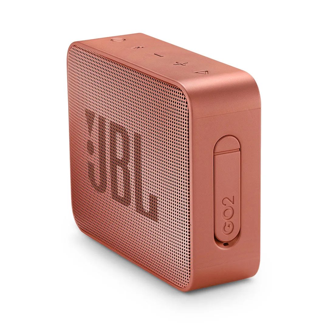 JBL Go 2 Bluetooth Portable Speaker - Cinnamon