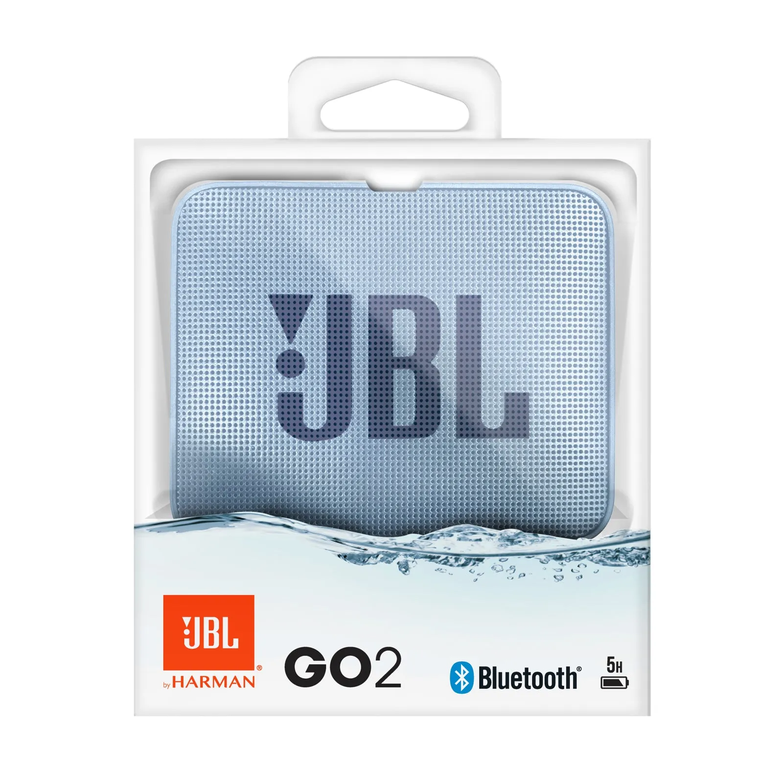 JBL Go 2 Bluetooth Portable Speaker - Ice Cube Cyan