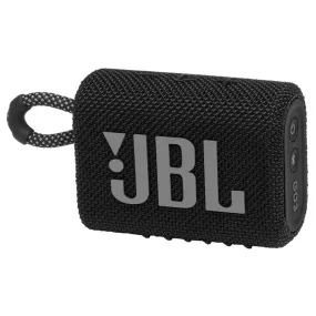JBL GO 3 Portable Waterproof  Speaker Black JBLGO3BLKAM