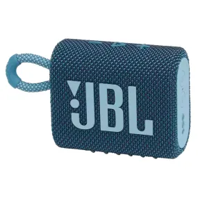 JBL GO 3 Portable Waterproof  Speaker Blue JBLGO3BLUAM