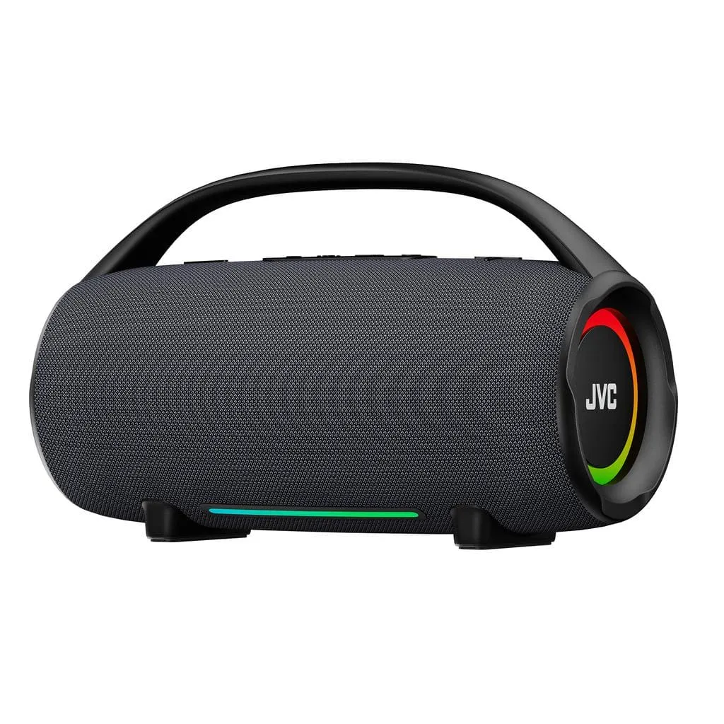 JVC Portable Speaker with Bluetooth and Water Resistance. Take the party with you wherever you go with the JVC portable speaker.-471031